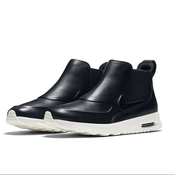 Women’s Nike Air Max Thea Mid Black Sail Sneakers - Picture 5 of 15